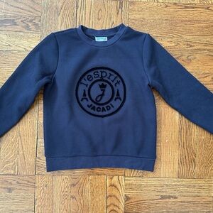 Jacadi Dark Blue Logo Fleece Sweatshirt